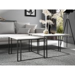Σετ τραπεζάκια σαλονιού Astro 76x76x50