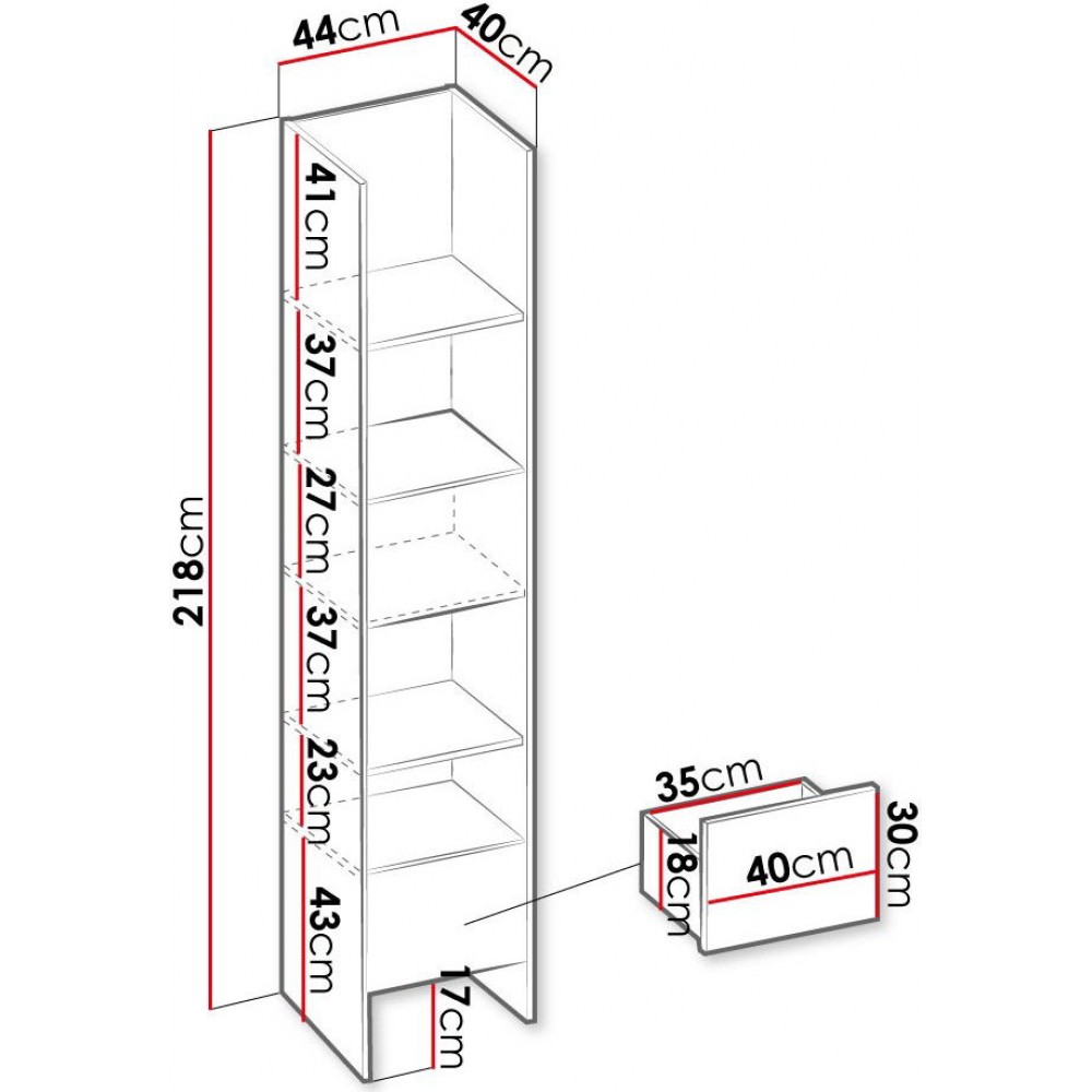 Βιβλιοθήκη Teen Flex 1D1S