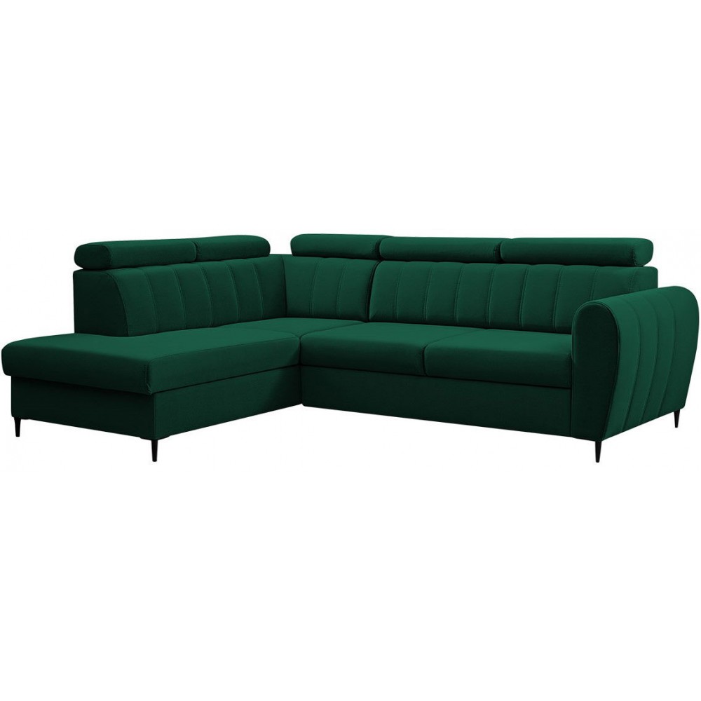 Γωνιακός καναπές Forio L-Prasino-Αριστερή