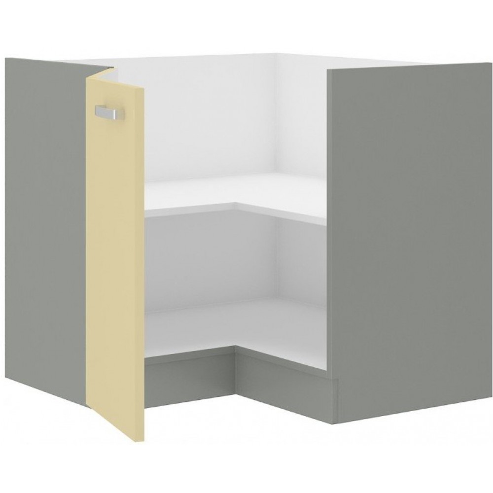 Επιδαπέδιο ντουλάπι Ingrid γωνιακό-Krem