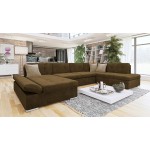 Γωνιακός καναπές Bergen-Kafe-Αριστερή