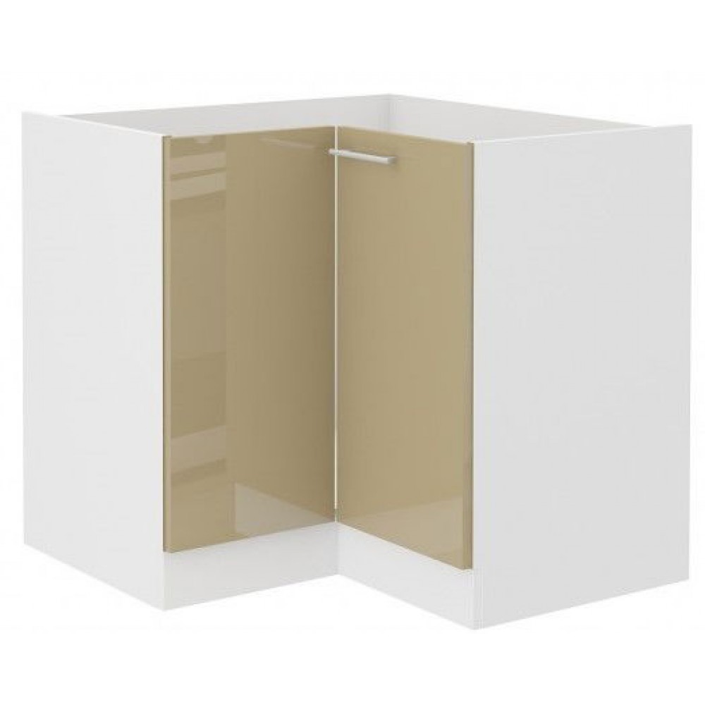 Επιδαπέδιο ντουλάπι γωνιακό Lyona 90x90 DN 1F BB-Cappuccino