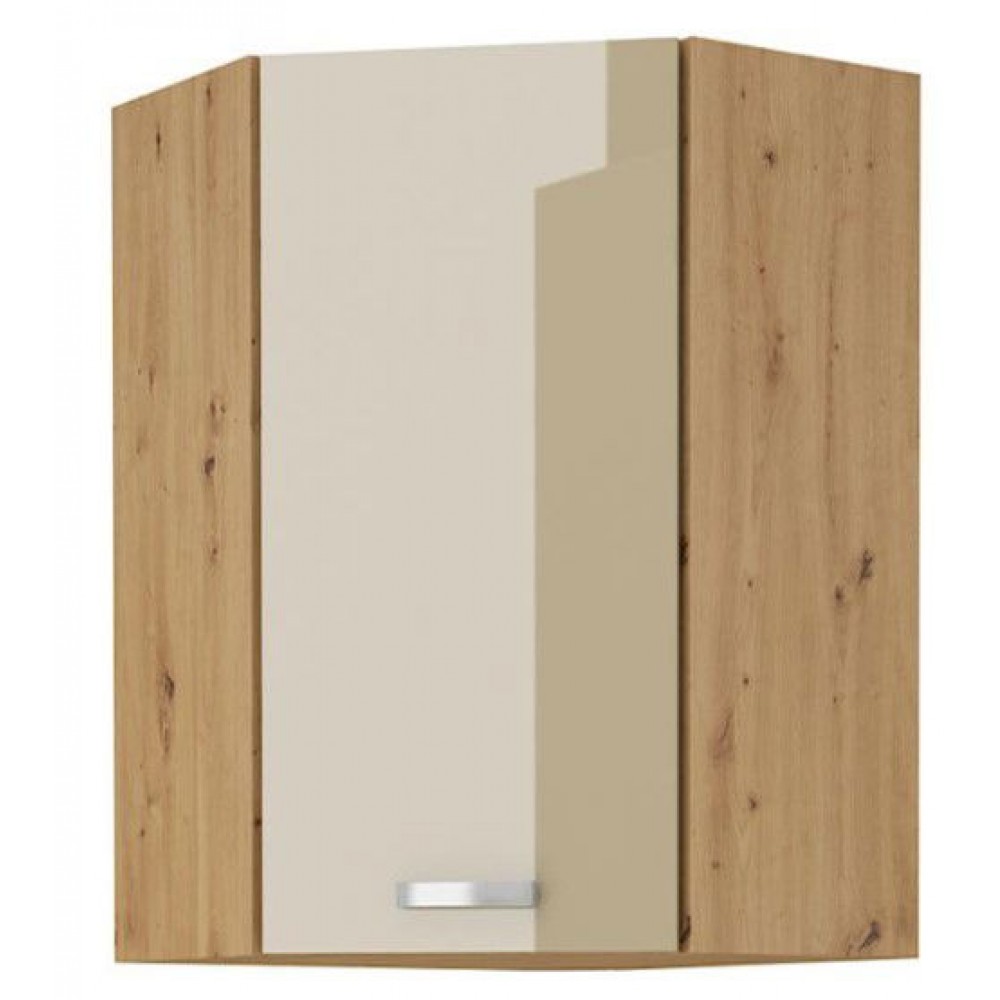 Κρεμαστό ντουλάπι γωνιακό Artista II-Cappuccino