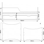 Κρεβάτι παιδικό SMB-184 x 94 x 90 εκ.-Girls