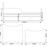 Κρεβάτι παιδικό SMB-164 x 84 x 80 εκ.-Jungle