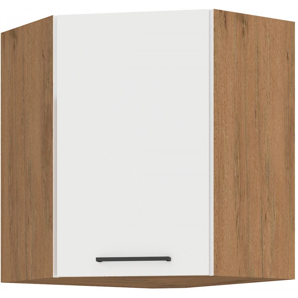 Επίτοιχο γωνιακό ντουλάπι Virgo 60x60-Leuko