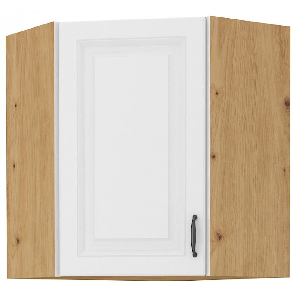 Κρεμαστό ντουλάπι γωνιακό Yvette GN 72-Λευκό