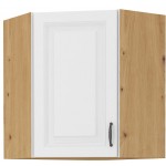 Κρεμαστό ντουλάπι γωνιακό Yvette GN 72-Λευκό