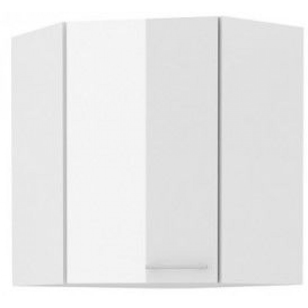 Κρεμαστό ντουλάπι γωνιακό Lyona 60x60 GN 72 1F-Leuko