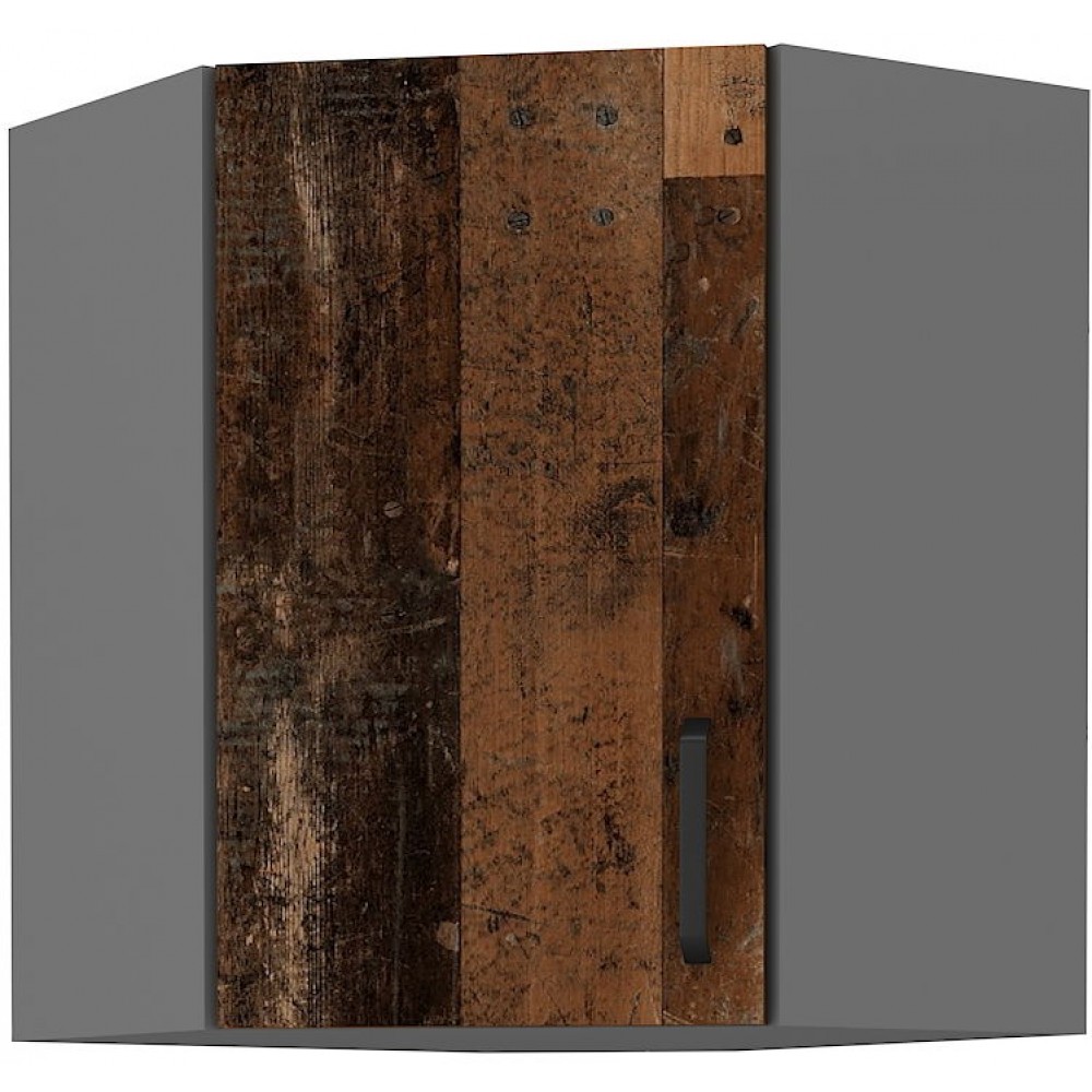 Κρεμαστό ντουλάπι γωνιακό Delios 60x60 GN-72