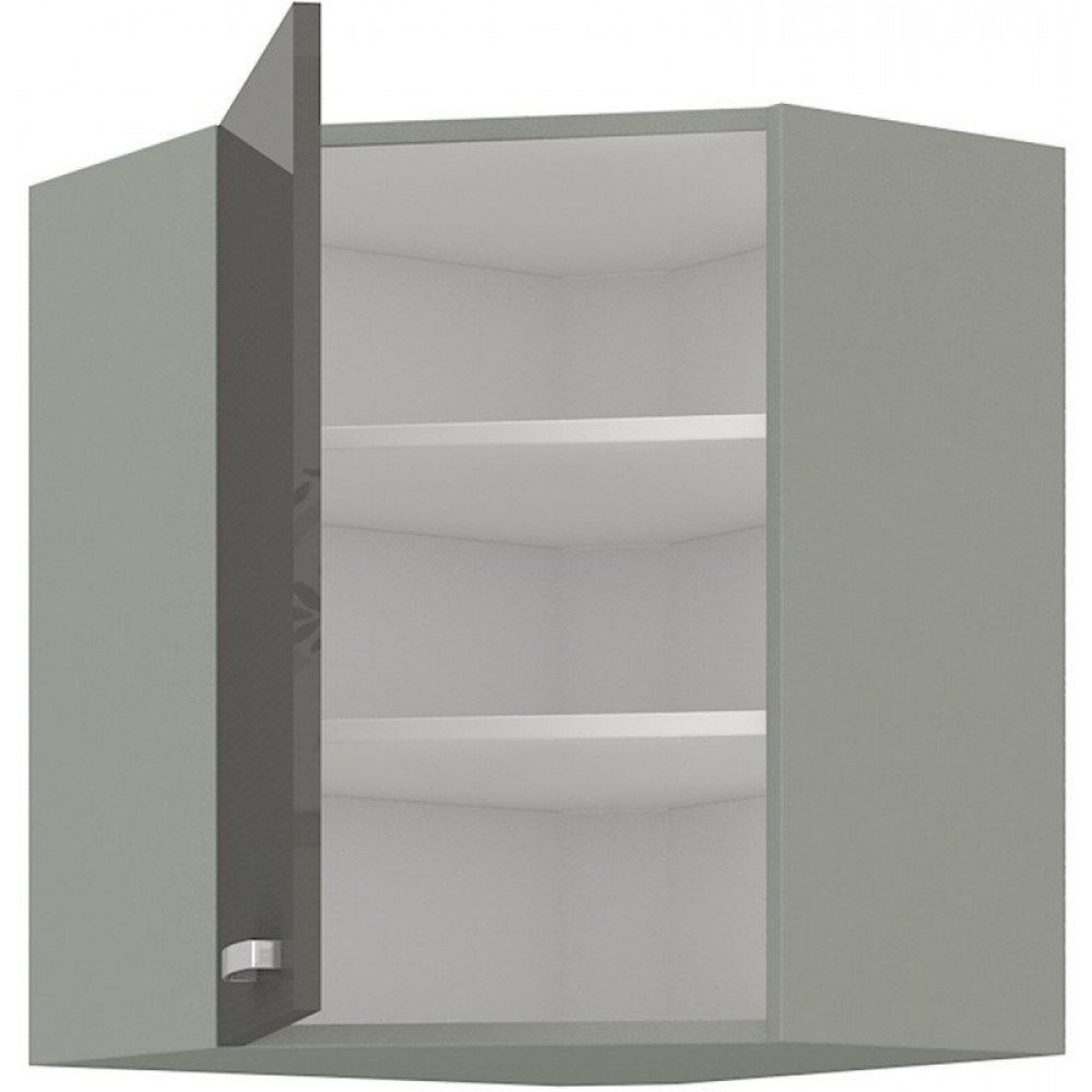 Επίτοιχο γωνιακό ντουλάπι Ingrid 60x60-Gkri