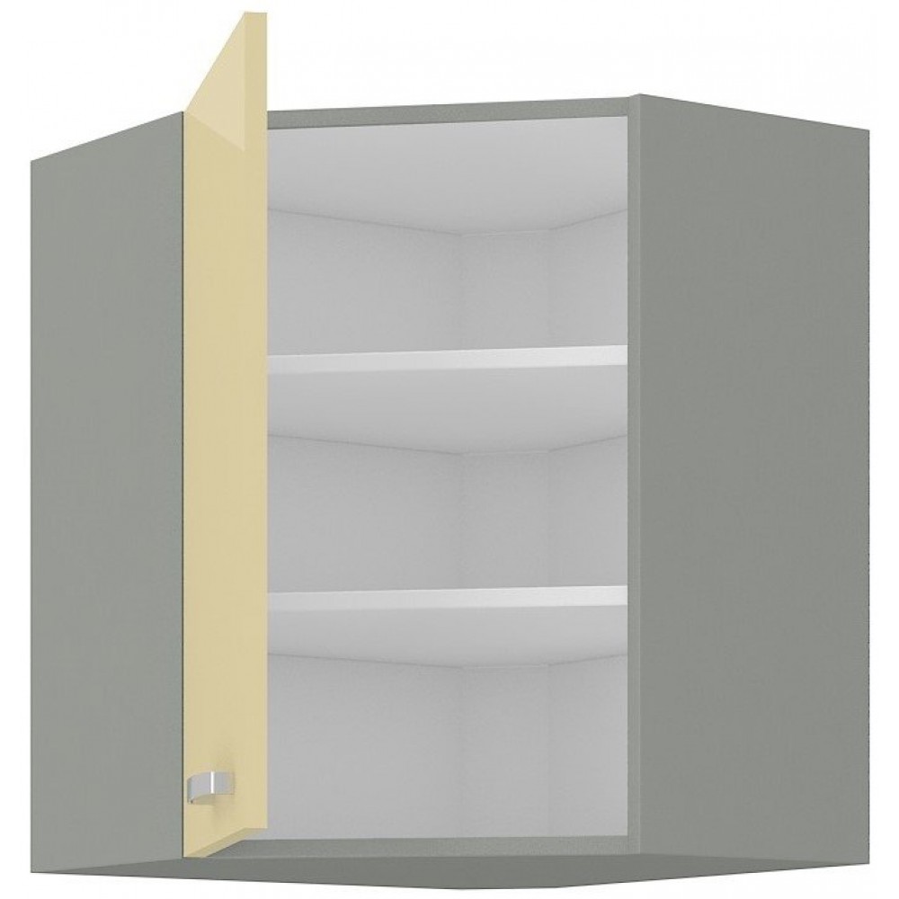 Επίτοιχο γωνιακό ντουλάπι Ingrid 60x60-Krem
