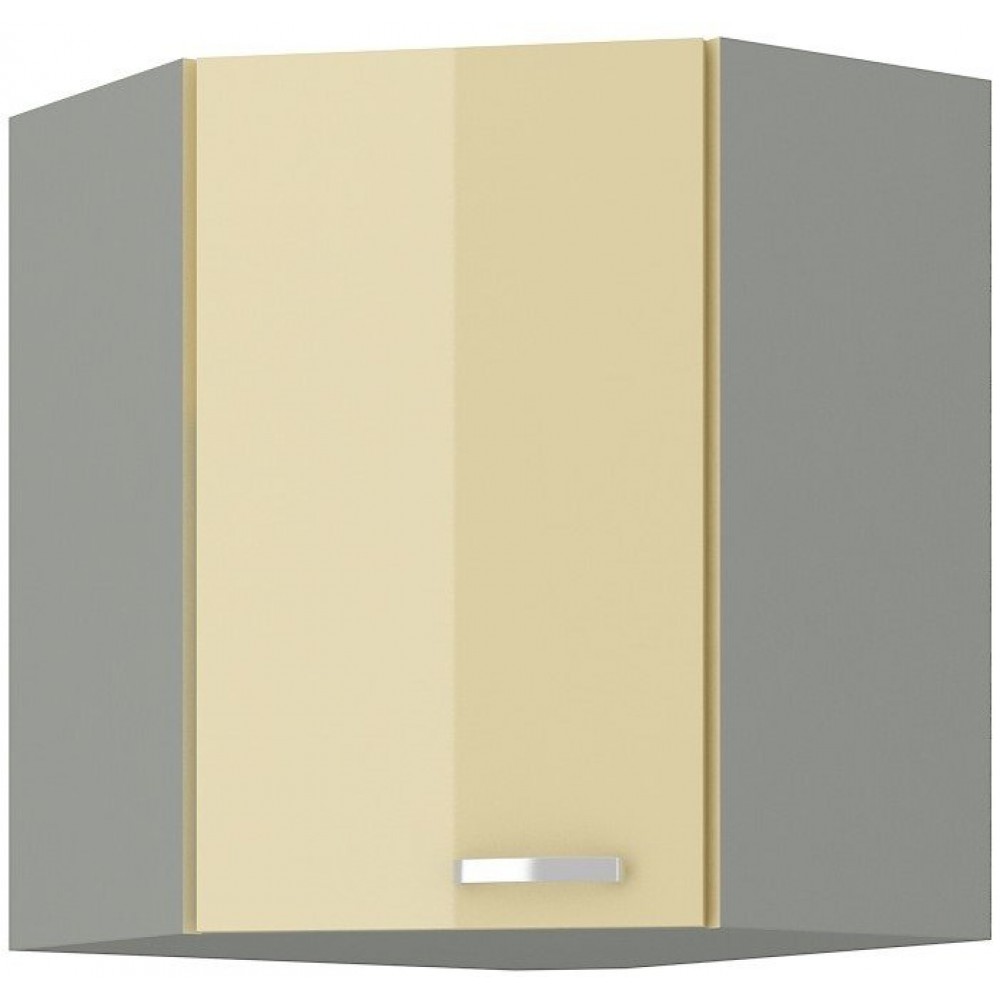 Επίτοιχο γωνιακό ντουλάπι Ingrid 60x60-Krem