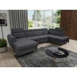 Γωνιακός καναπές Forio XL-Gkri-Αριστερή