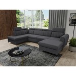 Γωνιακός καναπές Forio XL-Gkri-Δεξιά