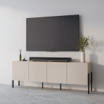 Έπιπλο τηλεόρασης Plum-Mpez 204x40x70
