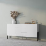 Μπουφές Plum 2D3D-Leuko 184x40x90