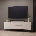 Έπιπλο τηλεόρασης Plum 2D2D-Mpez 204x40x70