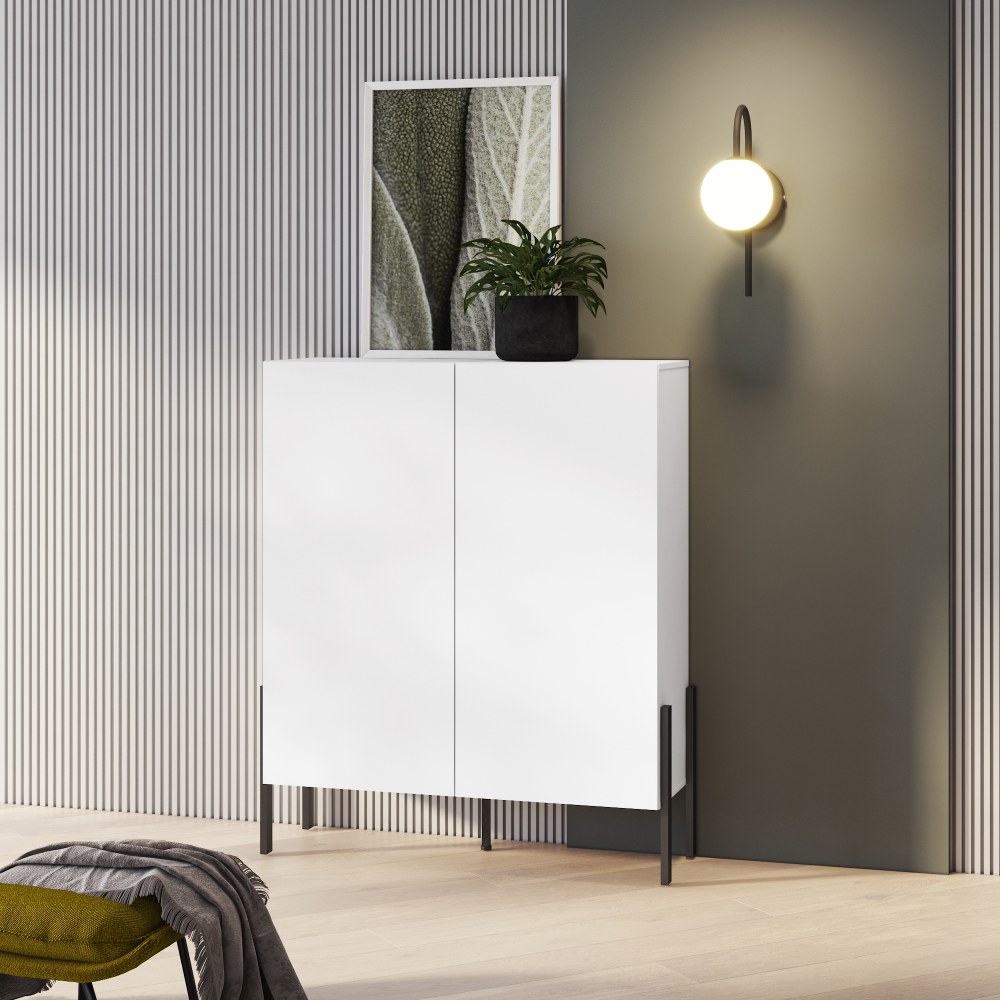 Μπουφές Plum mini-Leuko 114x40x135