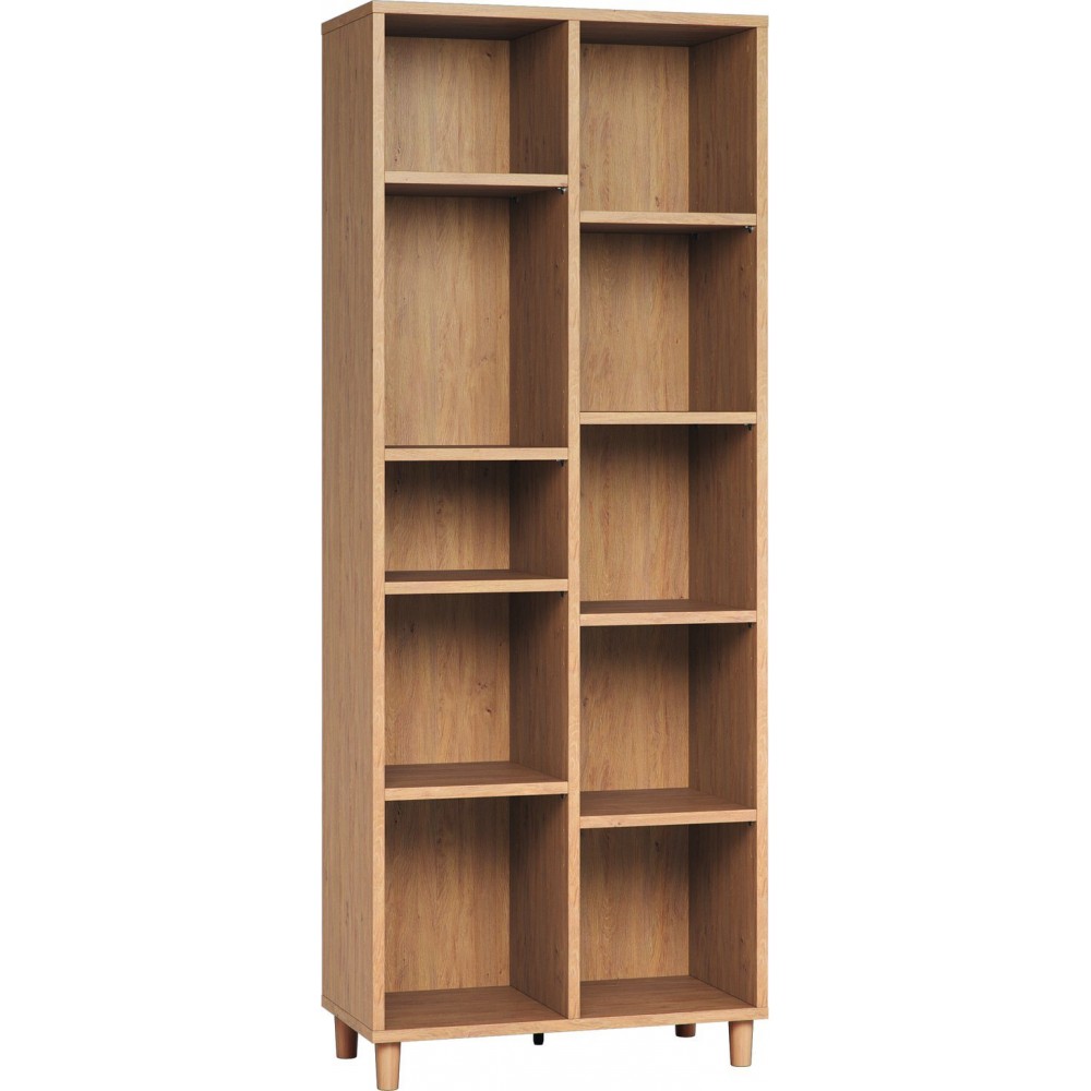 Βιβλιοθήκη Simple 2x5-Λευκό