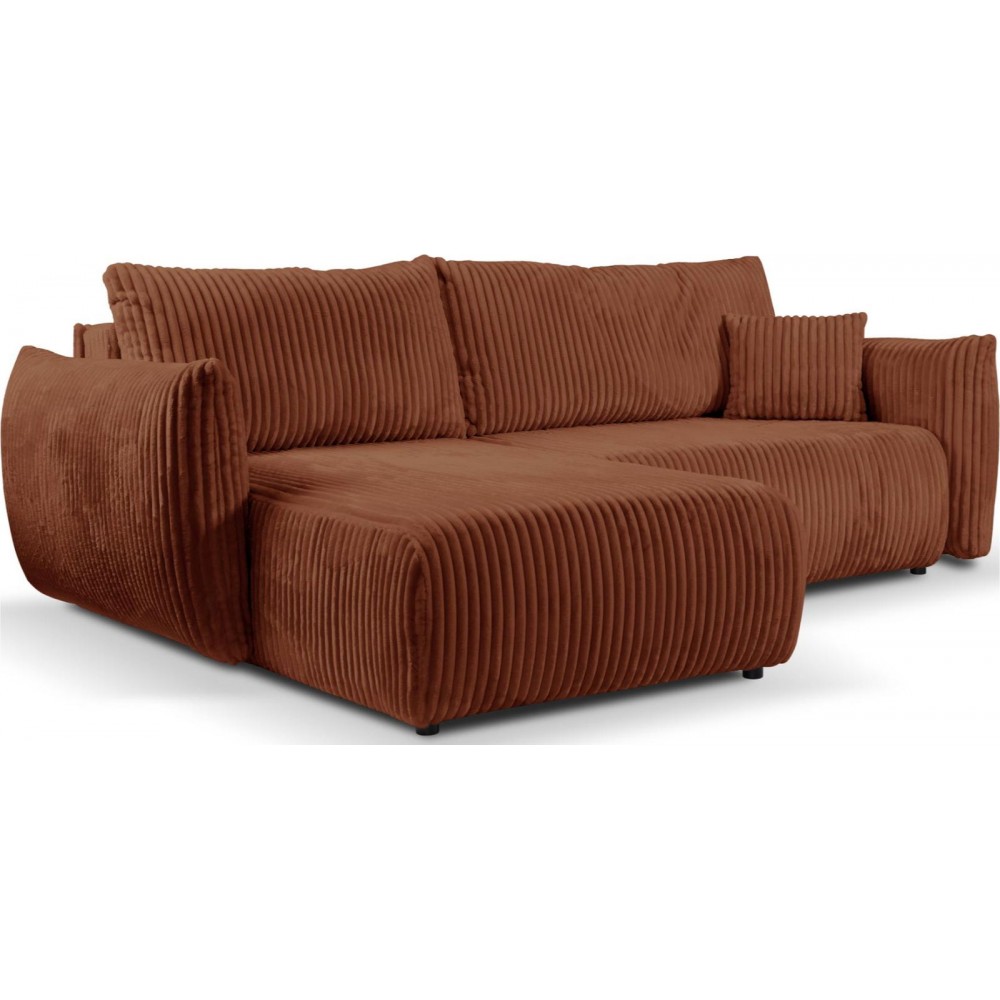 Γωνιακός καναπές Alino-Kafe Skouro