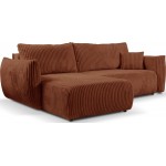 Γωνιακός καναπές Alino-Kafe Skouro