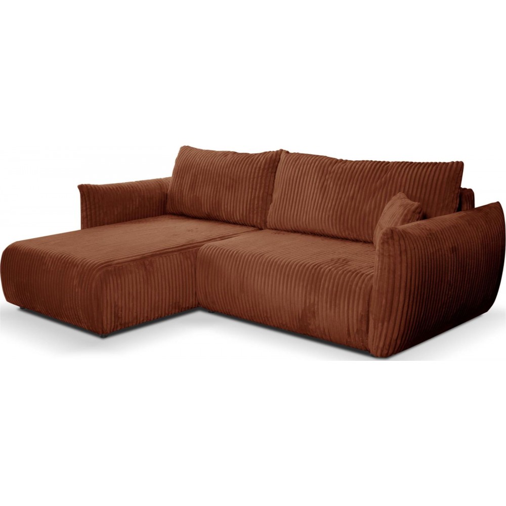 Γωνιακός καναπές Alino-Kafe Skouro