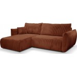 Γωνιακός καναπές Alino-Kafe Skouro