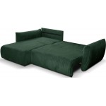 Γωνιακός καναπές Alino-Prasino Skouro