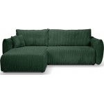 Γωνιακός καναπές Alino-Prasino Skouro