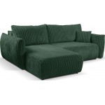 Γωνιακός καναπές Alino-Prasino Skouro