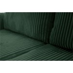 Γωνιακός καναπές Alino-Prasino Skouro