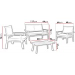 Σετ σαλονιού Tritante