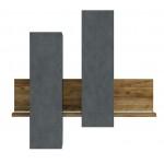 Βιτρίνα Bron-Φυσικό σκούρο-Ανθρακί