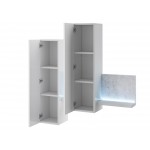 Βιτρίνα Bron-Φυσικό σκούρο-Ανθρακί