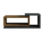 Τραπεζάκι σαλονιού Bron plus-Φυσικό σκούρο-Ανθρακί