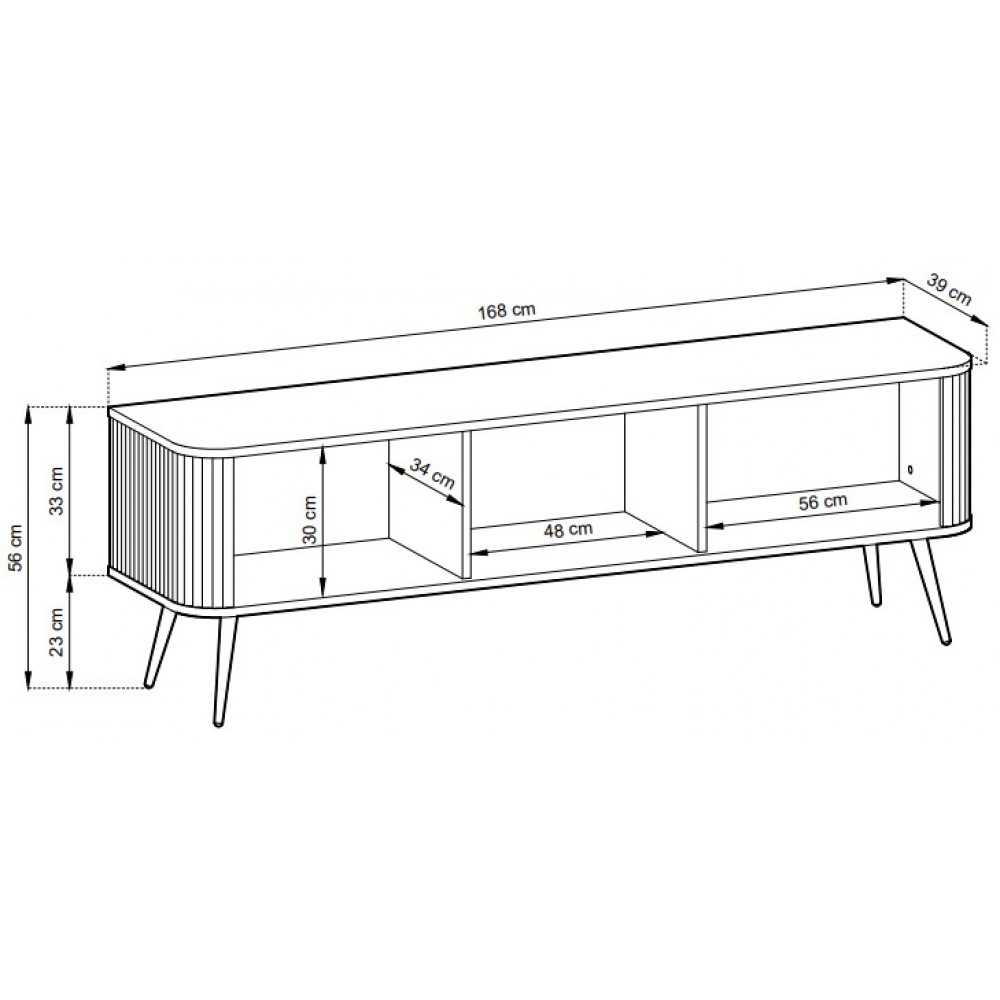 Έπιπλο τηλεόρασης Zoha-Mauro