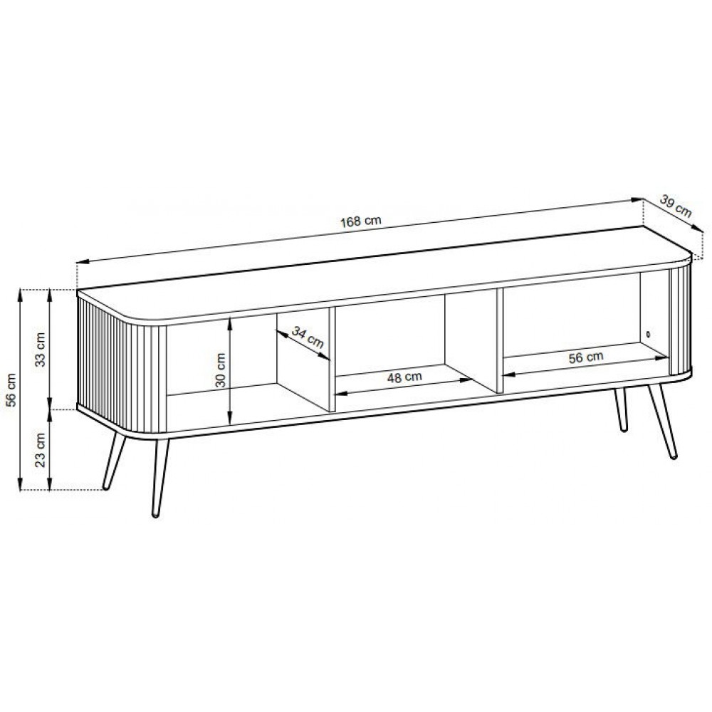 Έπιπλο τηλεόρασης Zoha-Leuko