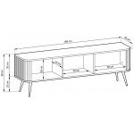 Έπιπλο τηλεόρασης Zoha-Leuko