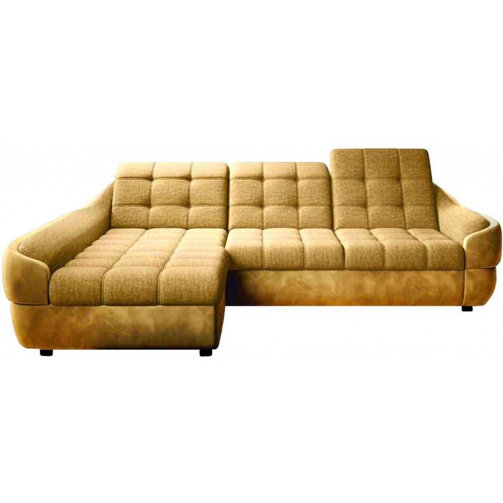 Γωνιακός καναπές Fendy Mini-Moustardi-Αριστερή