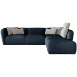 Γωνιακός καναπές Canada L-Mple Skouro-Δεξιά