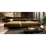 Γωνιακός καναπές Magnito Mini-Moustardi-Αριστερή