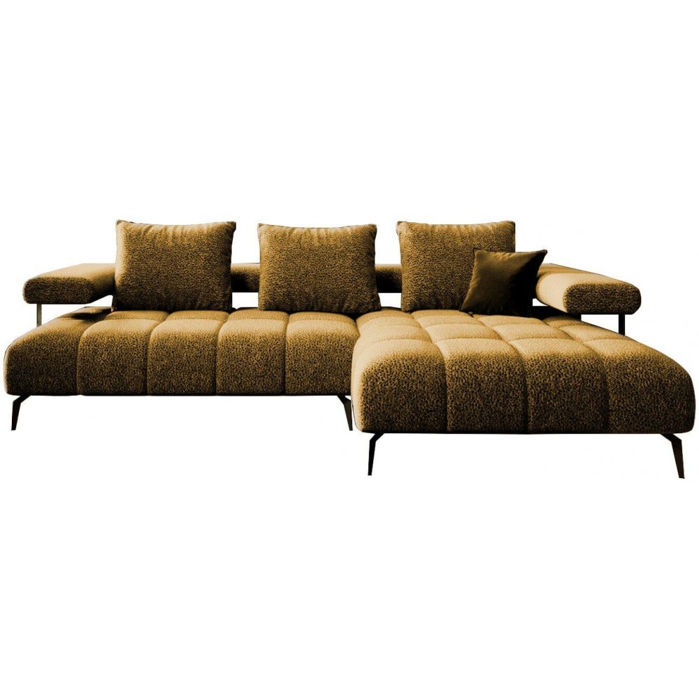 Γωνιακός καναπές Magnito Mini-Moustardi-Δεξιά