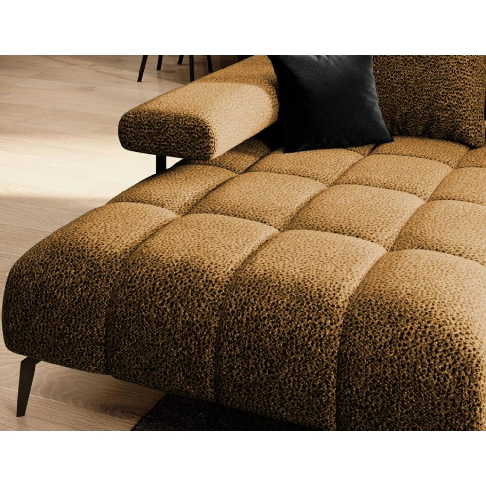 Γωνιακός καναπές Magnito Mini-Moustardi-Δεξιά