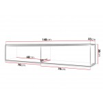 Έπιπλο τηλεόρασης Dalia-Mauro