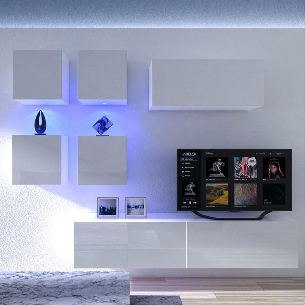 Σύνθεση σαλονιού Forlan-Leuko-Leuko gualistero