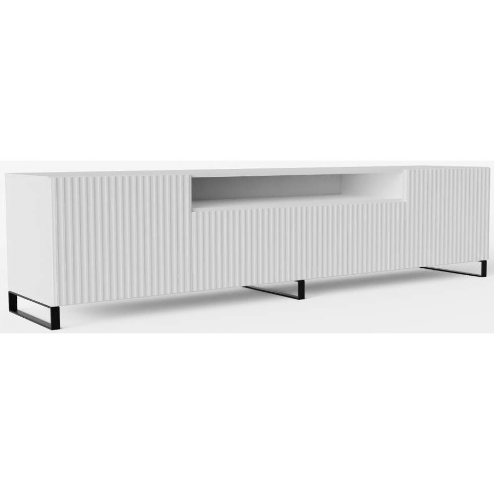 Έπιπλο τηλεόρασης Noni Plus-Leuko 200x41x53