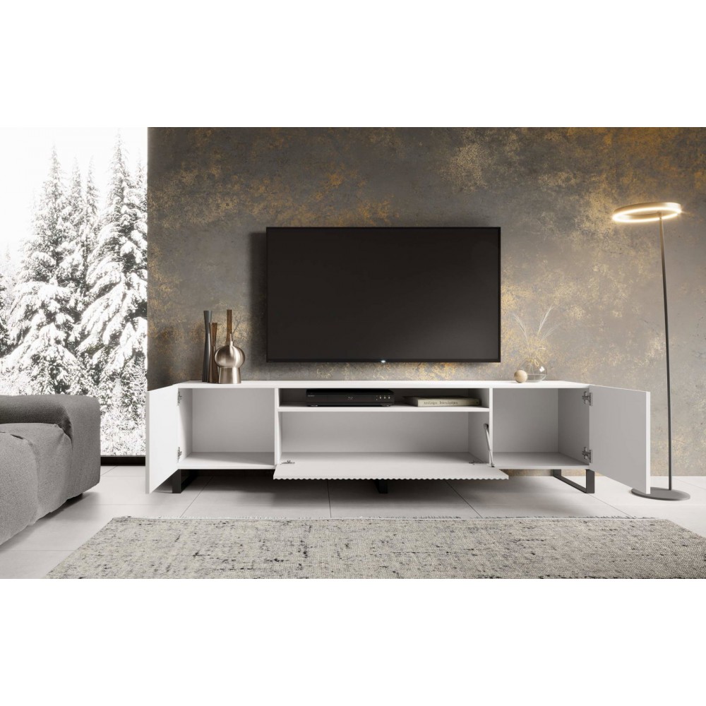 Έπιπλο τηλεόρασης Noni Plus-Leuko 200x41x53