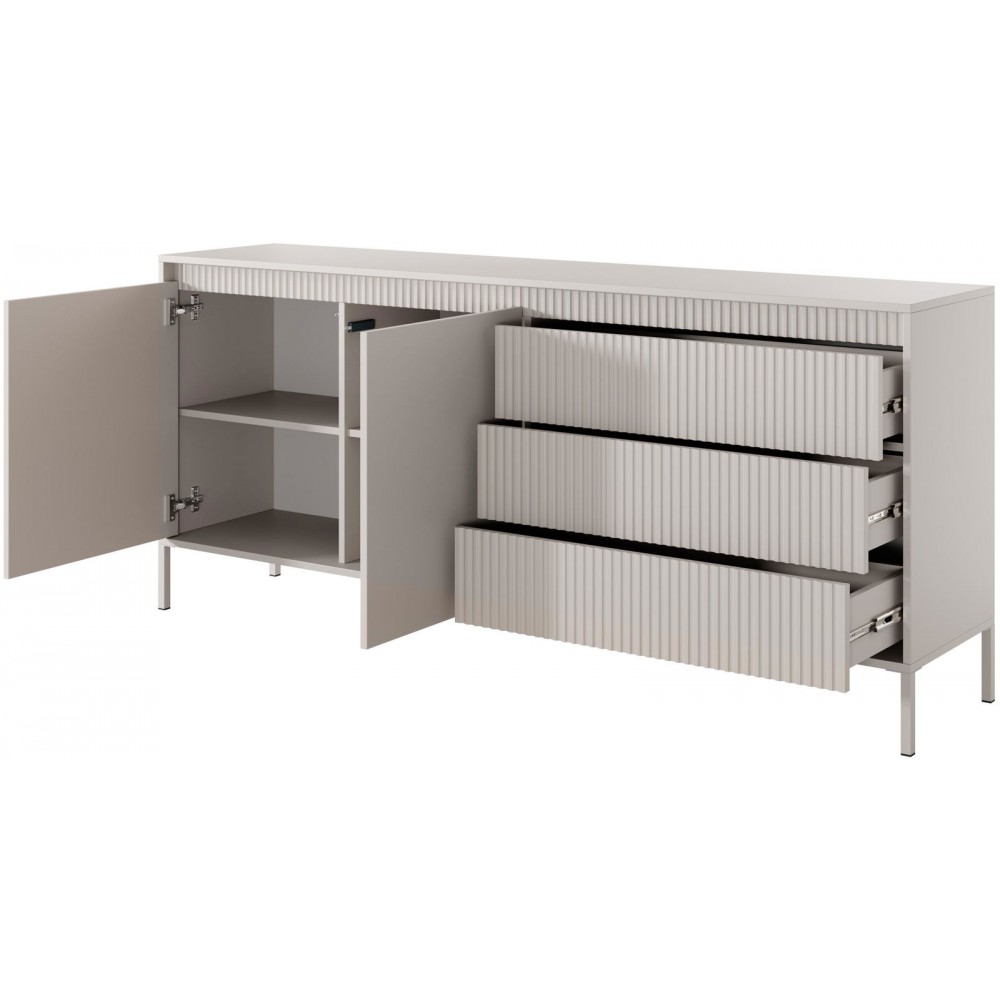 Μπουφές Silvio 2D3S-Mpez-Μήκος: 187 εκ.