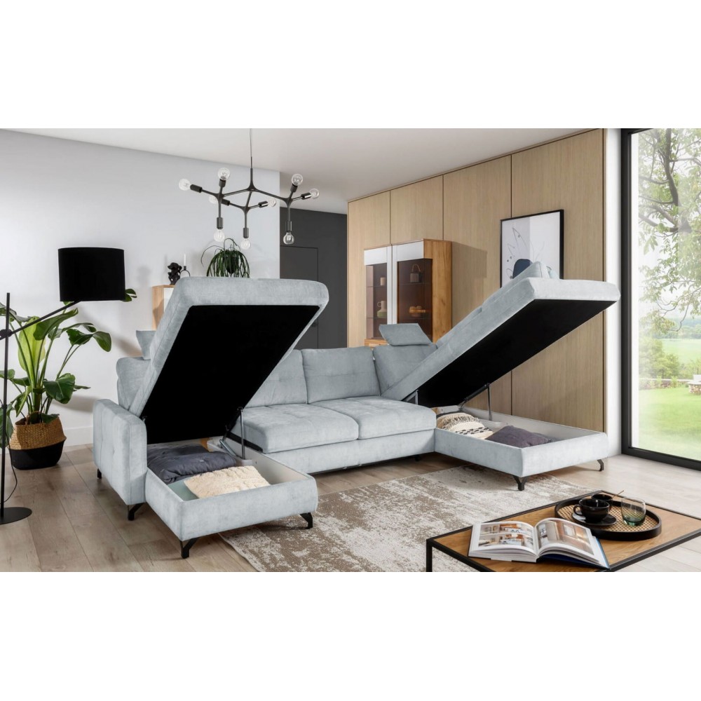 Γωνιακός καναπές Kognito max-Δεξιά-Gkri Anoixto